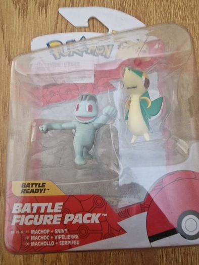 Pokemon Battle Figure 2 Pack  Machop and Snivy