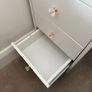 Dressing Table with LED Mirror and Adjustable Lights, 90cm White Vanity Desk Image 6