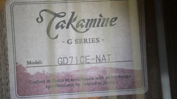 Takamine GD71CE