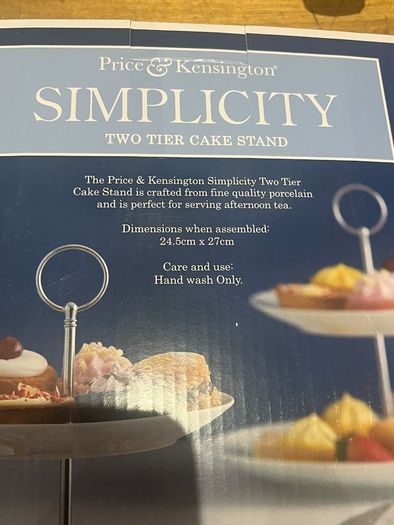 2 Tier Cake Stand