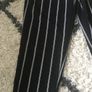 New -H&M Black Pin Striped Trousers Image 4