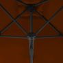 Outdoor Parasol with Steel Pole Terracotta 250x250x230 cm Image 4