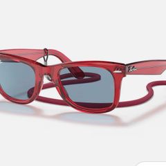 Ray Ban Wayfarer Colourblock - Red - BRAND NEW
