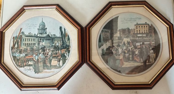 Two RD Beattie Dublin Vintage Prints