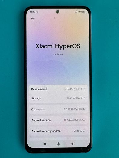 Xiaomi redmi note 12