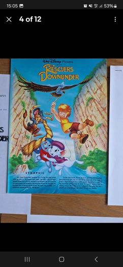 Walt Disneys The Rescuers Down Under  Press Kit