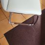 cream leather chairs Image 3