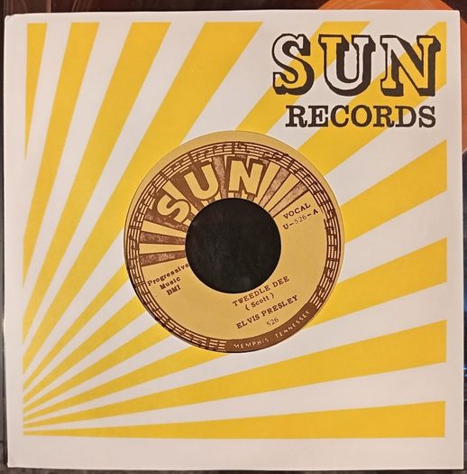 Elvis Presley Lawdy Miss Clawdy/Tweedle Dee-On Sun Label