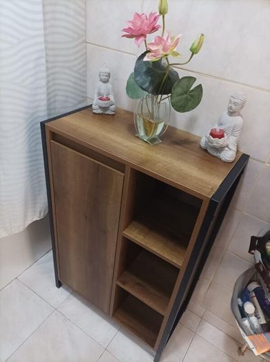 Laundry Cabinet Storage Bathroom Unit Vintage style