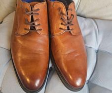 Ted Baker Mens Brown Leather Dress Shoes
