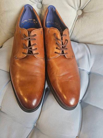 Ted Baker Mens Brown Leather Dress Shoes