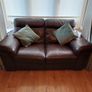 natuzzi brown leather sofa Image 5