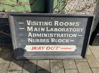 vintage sign large