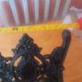 Antique collecters Garden / house ornament Classic Miniature Gothic cast iron doll bench open to reasonable offers Image 4