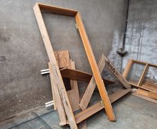 Door frames firewood