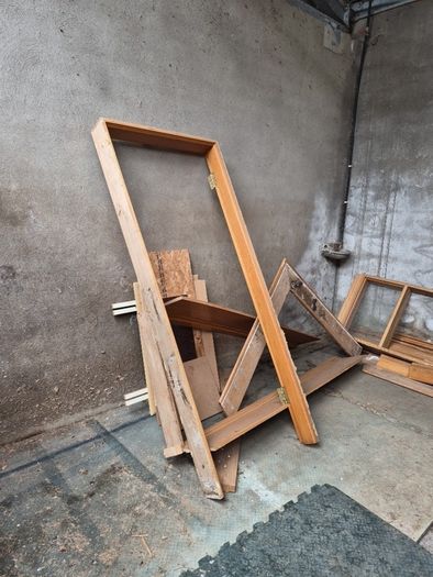 Door frames firewood