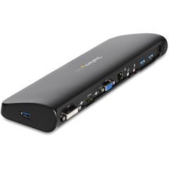StarTech.com Dual-Monitor USB 3.0 Docking Station with HDMI & DVI/VGA