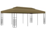 main image for ad Garden Gazebo 6x3x2.7 m Taupe 180 g/m2