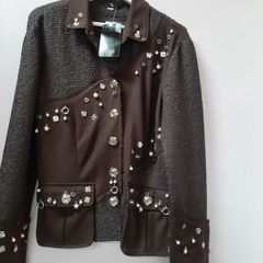 New designer jacket 50% wool.with tag