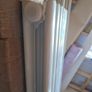 New White Vertical Double Radiator 1500 x 370mm With Mounting Brackets Image 2