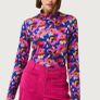 Compania Fantastica black floral blouse Sz XL ( Fit 12-14 UK) - Rrp 70 ( New) Image 10