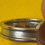 Beautiful Womens Sterling Silver Ring O 1/2 Image 6