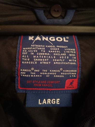 Kangol Black Long Coat