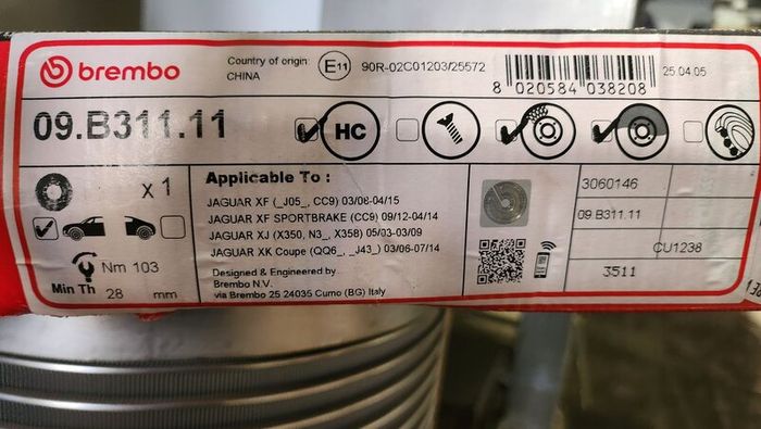 Jaguar XF ,XJ, parts brand new