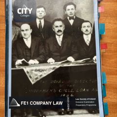 Fe1 Company Law City Colleges Manual 2023-2024