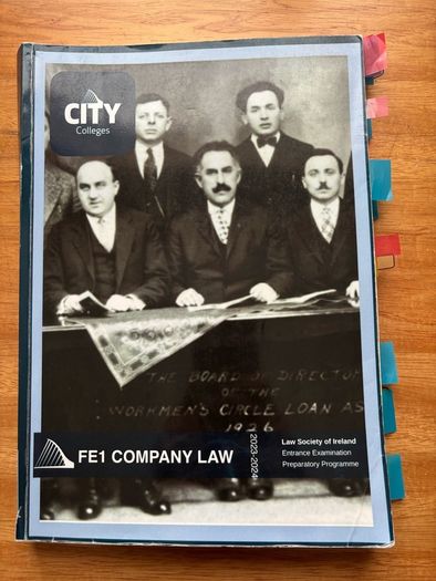 Fe1 Company Law City Colleges Manual 2023-2024