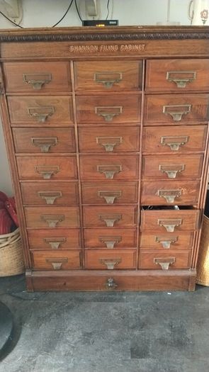 Shannon filling cabinet- mahogany.