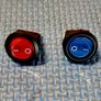 4 pcs LED Color Changing Rocker Switches, 12V 20A, 3-Pin, On/Off, new. Image 4