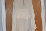 Primark  Long Cream Blouse/Long Top.  Size - XL - 16-.  B.N.W.T.