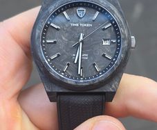 Lume infused Carbon Fiber Automatic Watch - Time Token