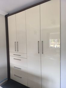 Cream Gloss Wardrobe doors