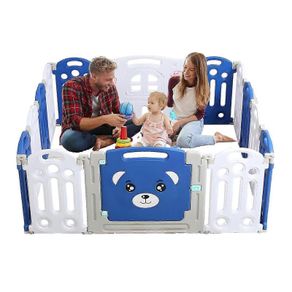 6-Piece Indoor Kids Play Fence / Playpen Panels