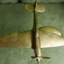 Vintage Brass Spitfire with Stand Desk Ornament Scouts WW2 War Battle of Britain Image 5