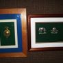 Framed Military Cap Badges Image 2