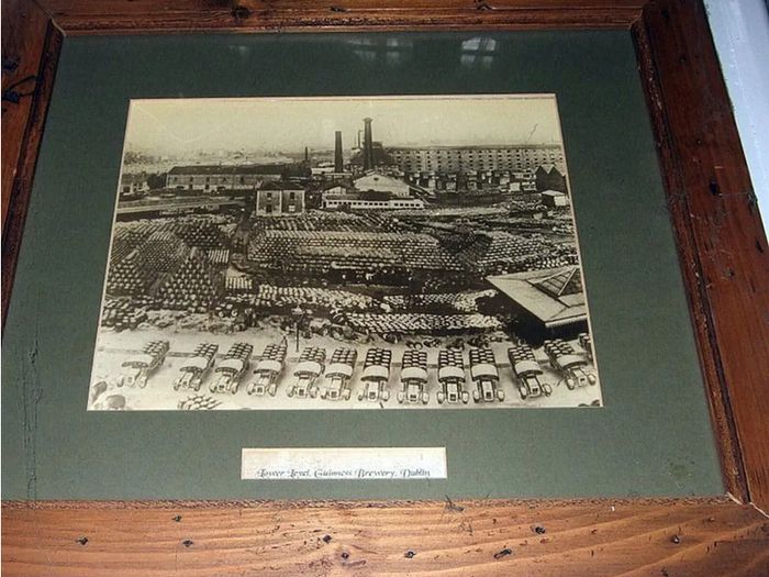 Vintage Framed Guinness Brewery Print Lower Level