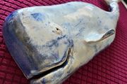 Handmade Whale Ceramic Wall Decor