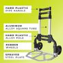 NEW SALE Heavy Duty Folding Hand Truck Aluminium Trolley Multi Purpose Barrow Sack Hand Truck 80KG Load Capacity Image 2