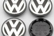 Volkswagen alloy wheel centre caps 65 MM