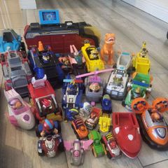 Paw Patrol bus cars pups toys