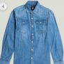 G Star Raw Denim Shirt Image 2