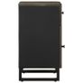 Bedside Cabinet Black 50x33x60 cm Image 4