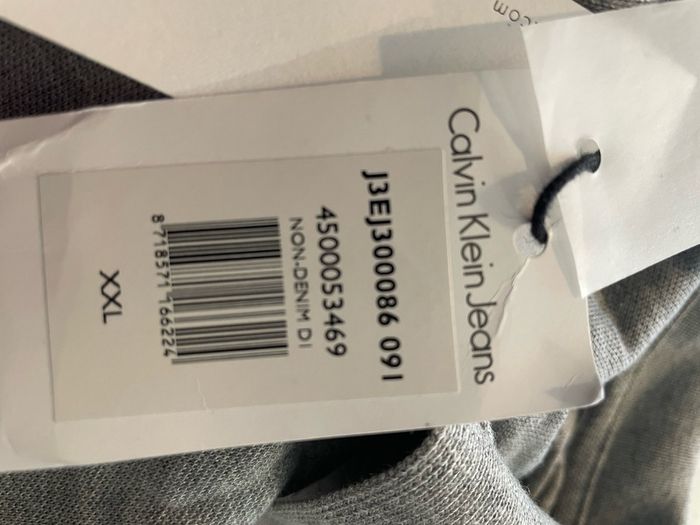 Calvin Klein polo shirt grey size xxl - New