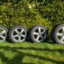 Set Of 4 R20 Audi Alloy Wheels With Tyres  2023  Good Condition Image 2