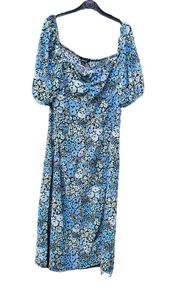 Blue Floral Dress