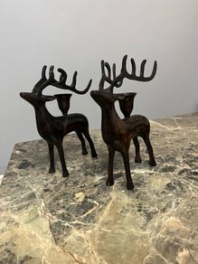 Reindeer candlesticks
