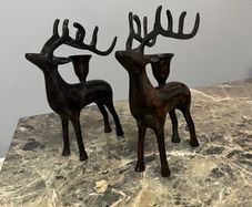 Reindeer candlesticks